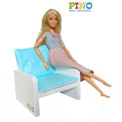 Fotel z serii TURKUS : Wymiar : 12,5 szer x 12 wys. cm