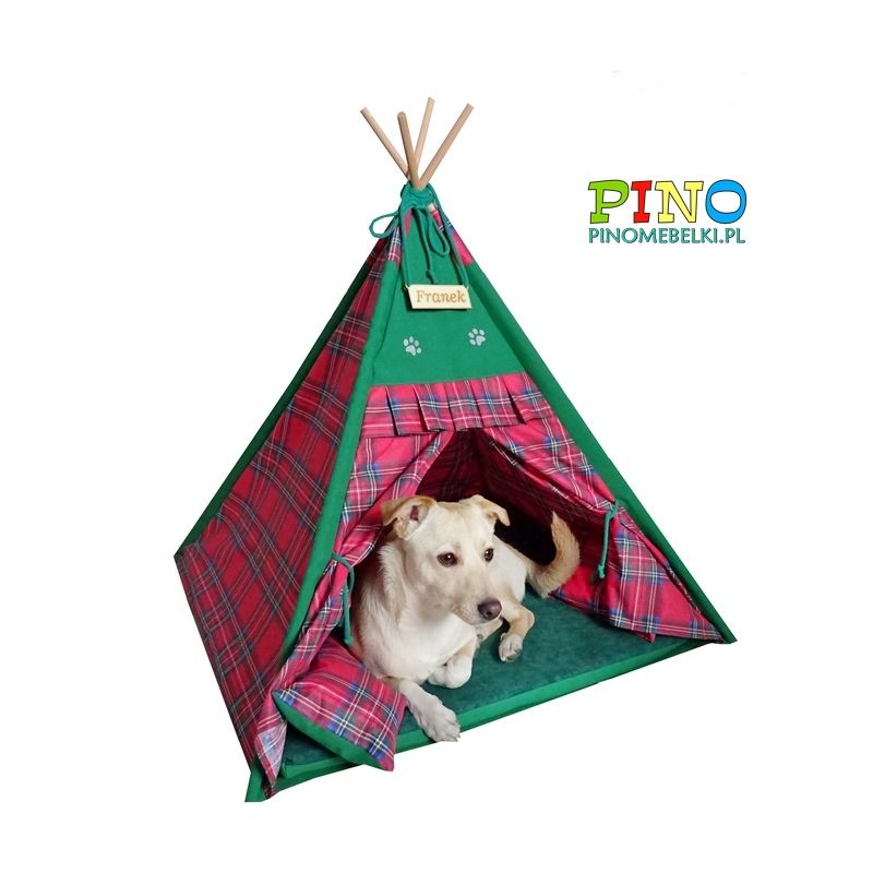 PIĘKNE TIPI W SZKOCKIM STYLU Z PODUSZKAMI