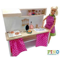 Kuchnia drewniana dla lalek...
