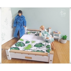 Sypialnia drewniana z...