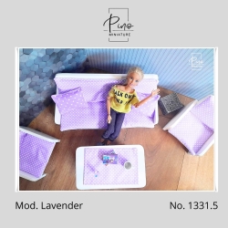 Zestaw lawendowych Mebelków...