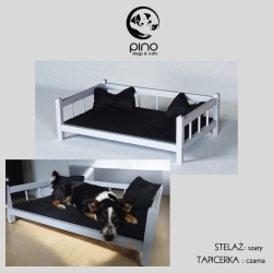 Łóżko M drewniane dla psa...