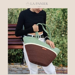 KOSZYK brązowo oliwkowy...