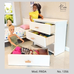 Komoda drewniana FRIDA Duża...