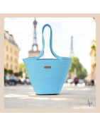 Shoppery torby na ramię ręcznie robione ze sznurka